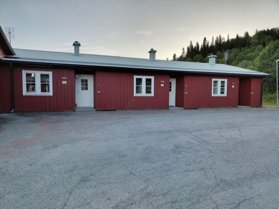 Framsida med parkering
